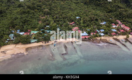 Saison des pluies en zone tropicale, pulau tioman, Malaisie Banque D'Images