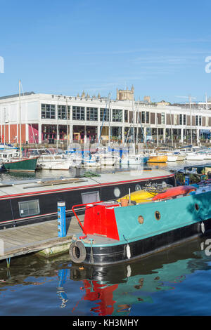 Port flottant, Harbourside, Bristol, Angleterre, Royaume-Uni Banque D'Images