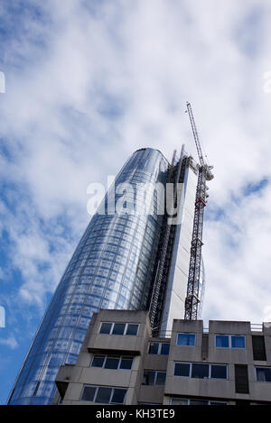 Un tour de blackfriars en construction à Londres Banque D'Images