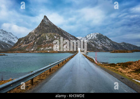 Route en Norvège Banque D'Images