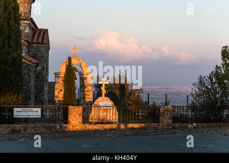 Église de tous les saints - monastère Stavrovouni entrée près de Larnaka, Chypre Banque D'Images