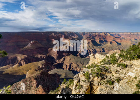 Vue sur Grand Canyon South Rim Arizona Banque D'Images