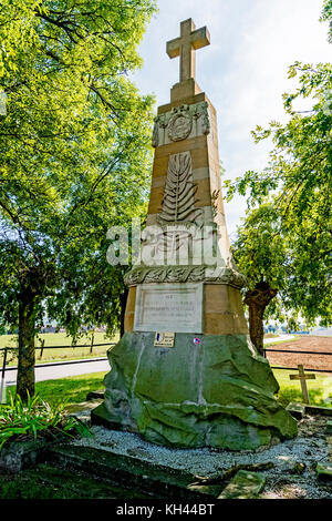 Guerre franco-prussienne : Gravelotte, Mars-la-Tour - battlefield et monuments commémoratifs ; Deutsch-französischer Krieg : Erinnerungen Banque D'Images