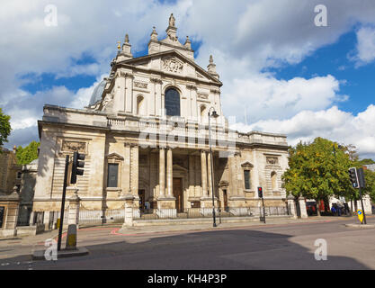 Londres - Façade de l'église de l'oratoire de Brompton Banque D'Images