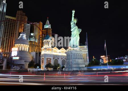 Las Vegas, Nevada - Juillet 24, 2017 : avis du new york new york hotel and casino à Las Vegas le 24 juillet 2017. Banque D'Images