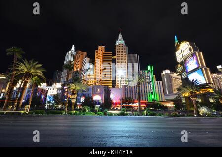 Las Vegas, Nevada - Juillet 25, 2017 : avis du new york new york hotel and casino à Las Vegas le 25 juillet 2017. Banque D'Images