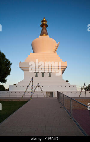 Le Stupa à Benalmadena, Andalousie Banque D'Images