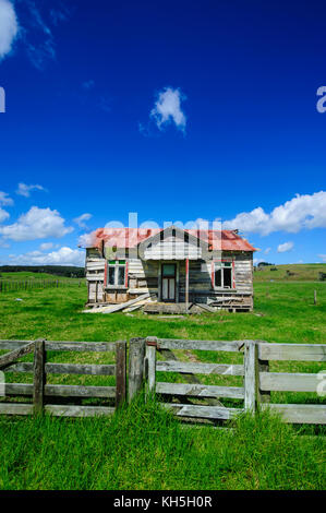 L'ancien chalet, Westcoast Northland ile du nord, Nouvelle-Zélande Banque D'Images