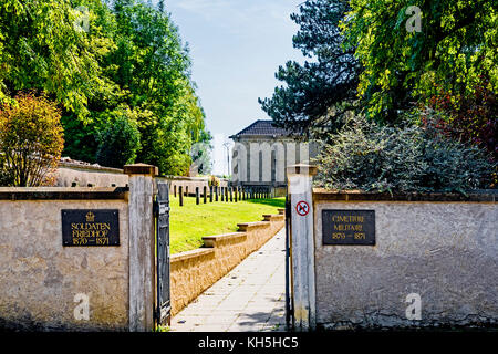 Guerre franco-prussienne : Gravelotte, Mars-la-Tour - battlefield et monuments commémoratifs ; Deutsch-französischer Krieg : Erinnerungen Banque D'Images