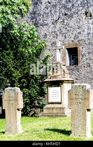 Guerre franco-prussienne : Gravelotte, Mars-la-Tour - battlefield et monuments commémoratifs ; Deutsch-französischer Krieg : Erinnerungen Banque D'Images