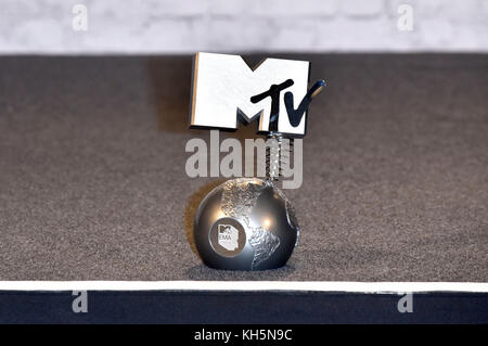 Londres, Royaume-Uni. 12 nov, 2017. Le prix de la MTV music awards 2017 européenne à la Wembley Arena, le 12 novembre 2017 à Londres, en Angleterre. crédit : geisler-fotopress/Alamy live news Banque D'Images