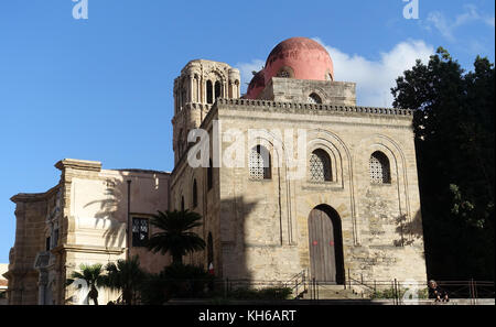 L'église de San Cataldo, Palerme, Sicile, Italie Banque D'Images