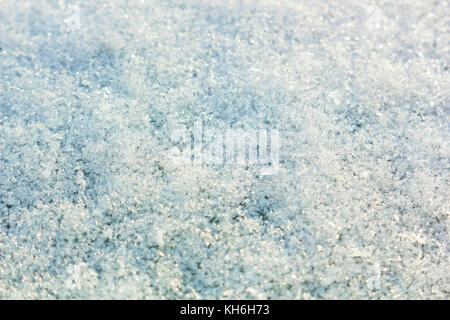 Glace Neige floue fond blanc Banque D'Images