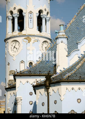 Eglise bleue Modri Kostolik = Saint-Elisabeth - Kostol Swatej Alzbety, Becrukova 2, Bratislava, Bratislava, Bratislava, Bratislava Krakj, Slovaquie, Europe Banque D'Images