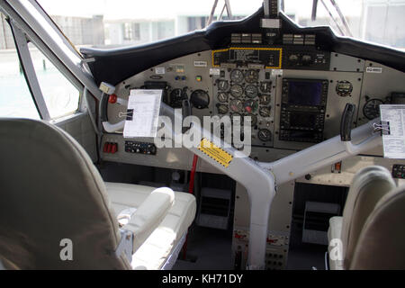 Cheval Blanc' Airways DHC-6 Twin Otter hydravion avion à Randheli island, Maldives Banque D'Images