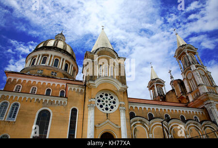 Cathédrale Saint-Sébastien, São Sebastião, Ilhéus, Bahia, Brésil, Amérique du Sud. Banque D'Images