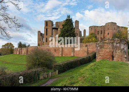 Le château de Kenilworth Warwickshire Banque D'Images