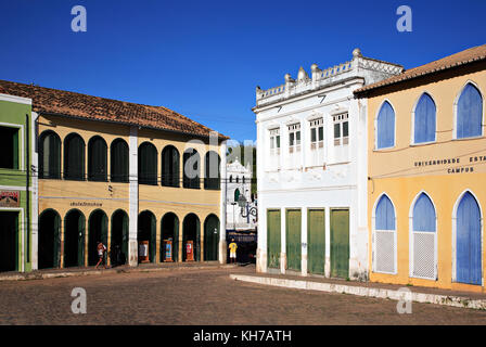 La ville de Lençois, Bahia, Brésil, Amérique du Sud. Banque D'Images