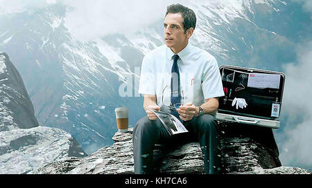 La VIE SECRÈTE DE WALTER MITTY 2013 Twentie Century Fox film avec Ben Stiller Banque D'Images