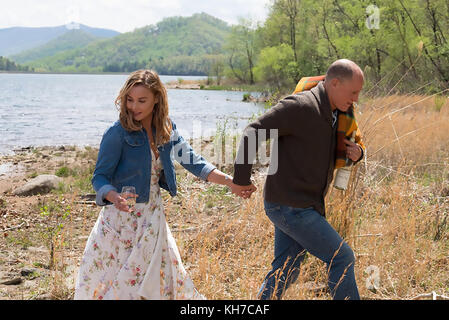 Trois PANNEAUX D'AFFICHAGE À L'EXTÉRIEUR DE L'ÉBBING, MISSOURI 2017 Blueprint Pictures film avec Abbie Cornish et Woody Harrelson Banque D'Images