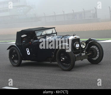 Winston Teague, Frazer Nash Falcon, VSCC, Pomeroy Trophy, Silverstone, 18 février 2017, voitures, Chris McEvoy, cjm-photographie, compétition, février Banque D'Images