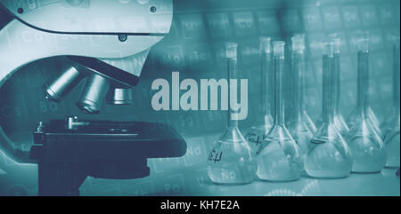 Microscope in laboratory Banque D'Images