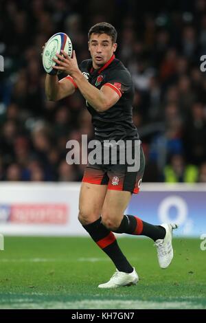 Alex Lozowski Angleterre & Saracens England V France, Internationaux de novembre 2017 Londres, Angleterre 11 novembre 2017 Allstar Crédit : photo library/Alamy Live News Banque D'Images