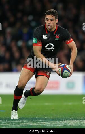 Alex Lozowski Angleterre & Saracens England V France, Internationaux de novembre 2017 Londres, Angleterre 11 novembre 2017 Allstar Crédit : photo library/Alamy Live News Banque D'Images