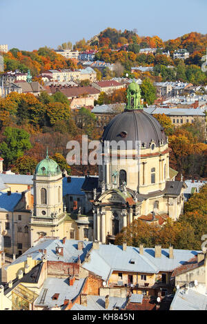 Dominican Church (église st. eucharistie), Lviv, Ukraine Banque D'Images