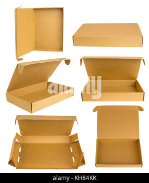 Ensemble de maquettes de carton Banque D'Images