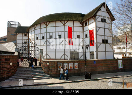 Shakespeares Globe Theatre à Londres Banque D'Images