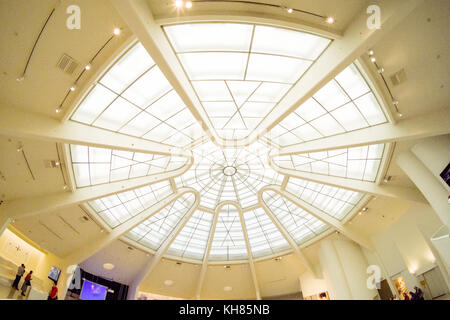 Lucarne centrale Musée Guggenheim, 5e Avenue, Manhattan, New York, NY, États-Unis d'Amérique. U.S.A.
