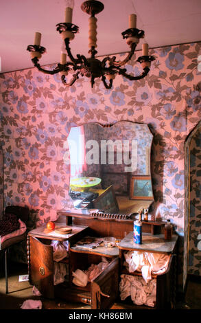 Belgique : images obsédantes ont révélé une importante collection de trophées dans une maison abandonnée qui semble comme s'il a été figé dans le temps. La seri Banque D'Images