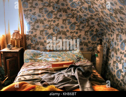 Belgique : images obsédantes ont révélé une importante collection de trophées dans une maison abandonnée qui semble comme s'il a été figé dans le temps. La seri Banque D'Images