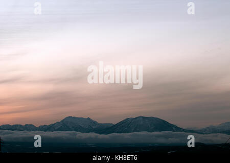 Le Japon, Nagano, coucher de soleil sur les Alpes japonaises *** *** local caption,paysage,tourisme,Asie Japon,Danemark,coucher du soleil Banque D'Images