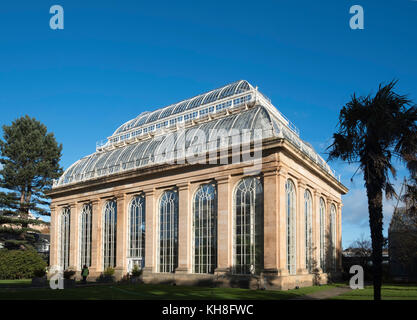 The Palm House à Royal Botanic Gardens à Édimbourg, Écosse, Royaume-Uni Banque D'Images