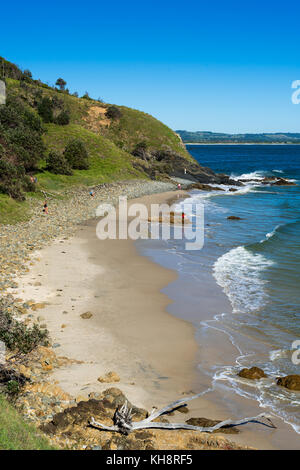 Petite plage de Wategos, Cape Byron Bay, Nouvelles Galles du Sud, Australie. Banque D'Images