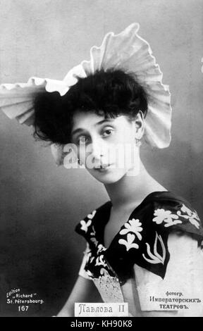 Anna Pavlova - portrait. Ballerine russe, le 31 janvier 1881 - 23 janvier 1931. Banque D'Images