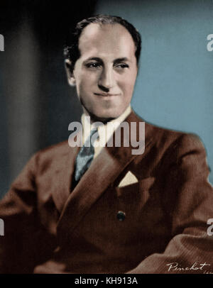 George Gershwin - portrait compositeur et pianiste, 26 septembre 1898 - 11 juillet 1937 Banque D'Images