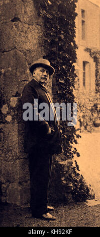 Jules Massenet à son château à Egreville. Compositeur français, 12 mai 1842 - 13 août 1912. Banque D'Images