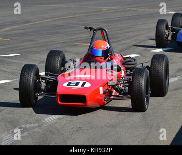 James Lovett, Lola T200, formule ford historique, hscc, de la saison, samedi, 8 avril 2017, Donington Park, Chris mcevoy, course, circuit photo cjm Banque D'Images