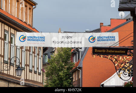 Fachwerk à Wernigerode Banque D'Images