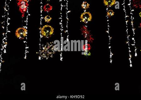 Art numérique de la décoration de Noël Banque D'Images