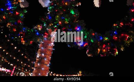 Art numérique de Noël décoration résumé Banque D'Images