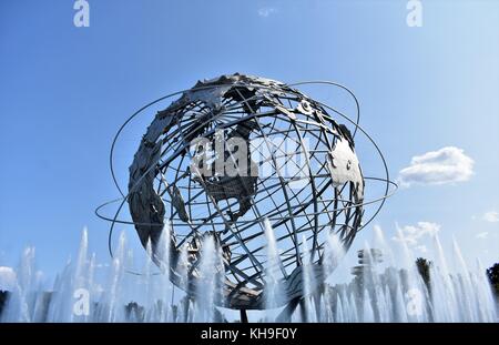 Unisphere dans prospect park queens Banque D'Images