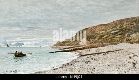 Claude Monet : La pointe de la Hève, Sainte-Adresse (1864) Banque D'Images