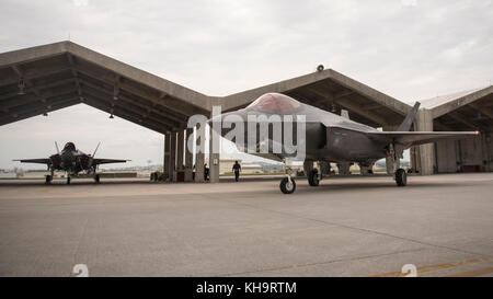 US Air Force F-35A Lightning II Taxiing Banque D'Images