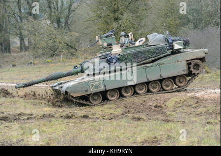 M1A2 Abrams SEPv2 char de combat principal Banque D'Images