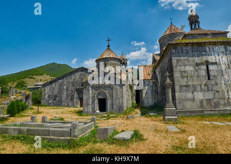 Haghbat monastère de montagne dans le nord de l'Arménie Banque D'Images