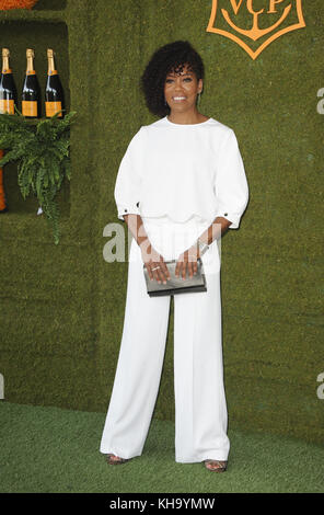 La 8e classique annuelle de polo Veuve Clicquot avec : Regina King où : Los Angeles, Californie, États-Unis quand : 15 Oct 2017 crédit : Apega/WENN.com Banque D'Images